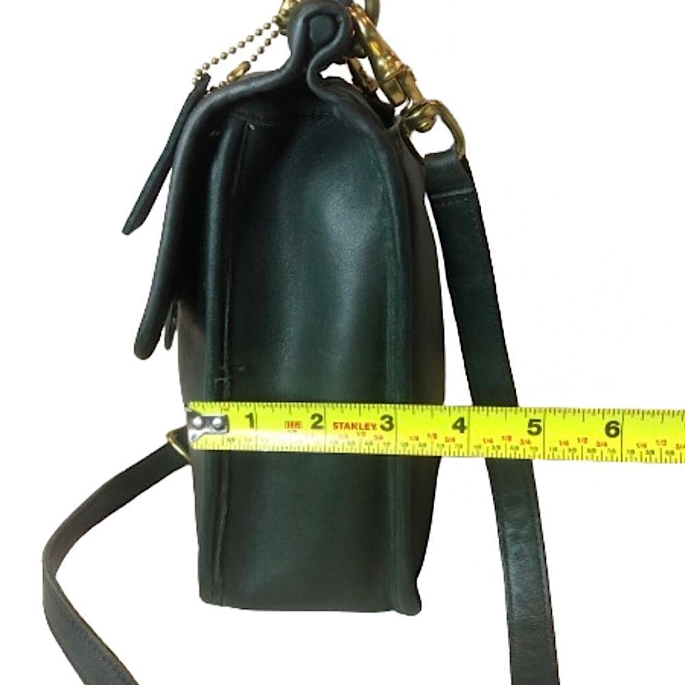 COACH WILLIS Bottle Green Top Handle Crossbody Shoulder Bag USA 9927 COA - Picture 13 of 17